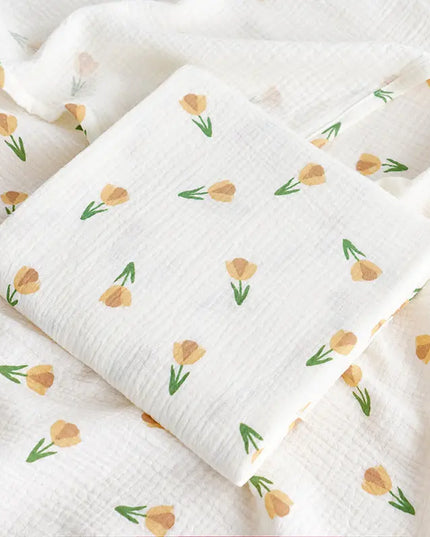 Korean Baby Double-layer Gauze Bath Towel Bells toys