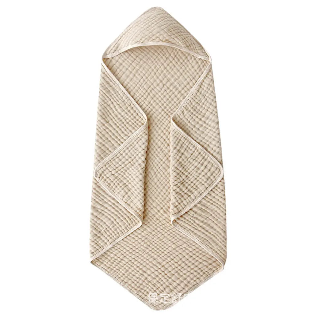 Hooded Baby Towels For Newborn Muslin Cotton Baby Bath Towel With Hood For Babies, Infant, Toddler And Kids, Large 90x90cm, Soft And Absorbent Newborn Essential Bells toys