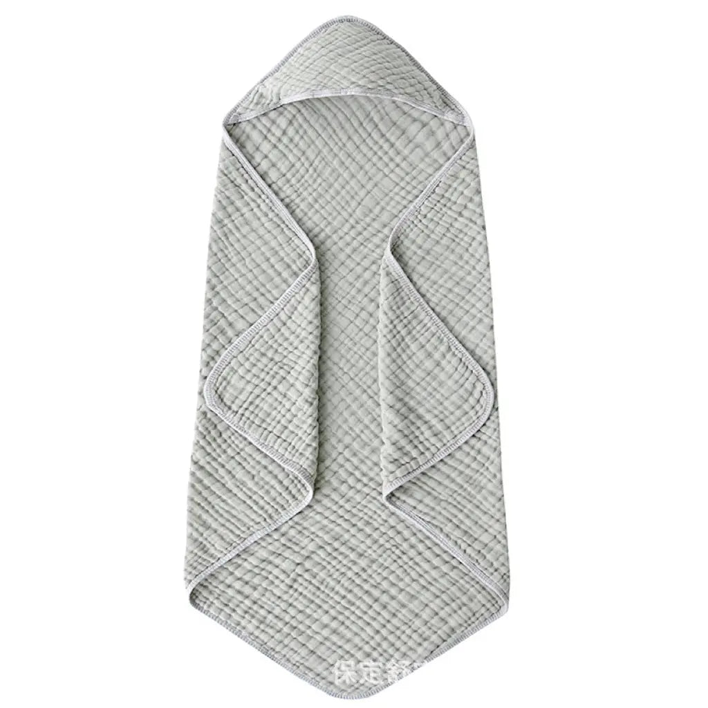 Hooded Baby Towels For Newborn Muslin Cotton Baby Bath Towel With Hood For Babies, Infant, Toddler And Kids, Large 90x90cm, Soft And Absorbent Newborn Essential Bells toys