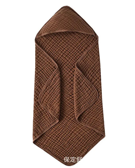 Hooded Baby Towels For Newborn Muslin Cotton Baby Bath Towel With Hood For Babies, Infant, Toddler And Kids, Large 90x90cm, Soft And Absorbent Newborn Essential Bells toys