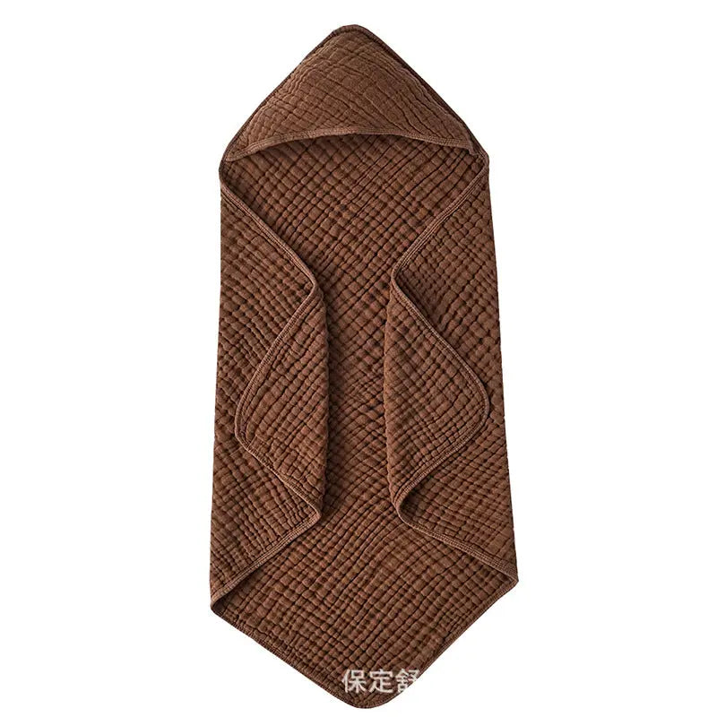 Hooded Baby Towels For Newborn Muslin Cotton Baby Bath Towel With Hood For Babies, Infant, Toddler And Kids, Large 90x90cm, Soft And Absorbent Newborn Essential Bells toys