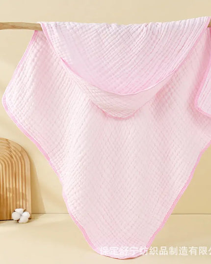 Hooded Baby Towels For Newborn Muslin Cotton Baby Bath Towel With Hood For Babies, Infant, Toddler And Kids, Large 90x90cm, Soft And Absorbent Newborn Essential Bells toys