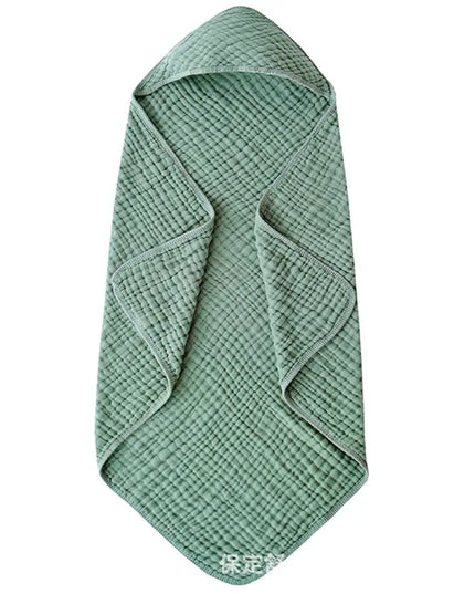 Hooded Baby Towels For Newborn Muslin Cotton Baby Bath Towel With Hood For Babies, Infant, Toddler And Kids, Large 90x90cm, Soft And Absorbent Newborn Essential Bells toys