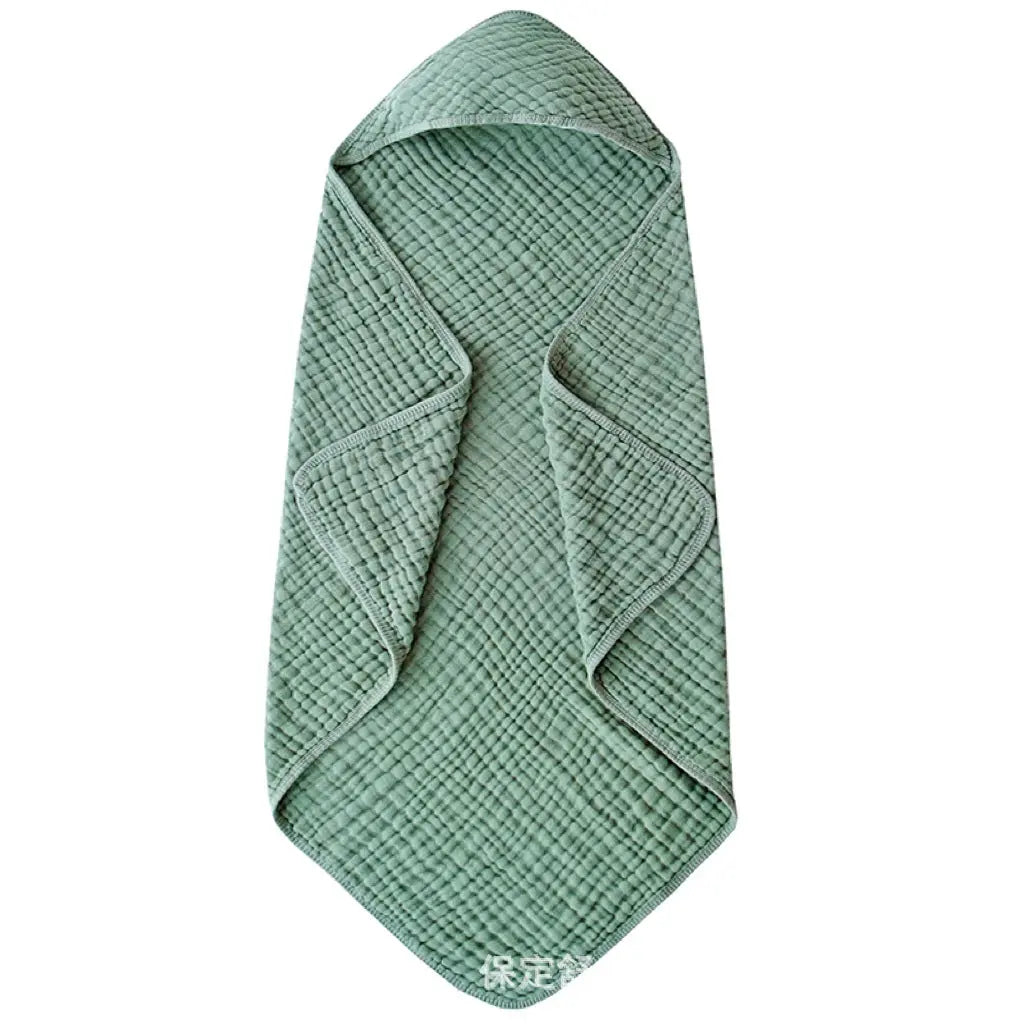 Hooded Baby Towels For Newborn Muslin Cotton Baby Bath Towel With Hood For Babies, Infant, Toddler And Kids, Large 90x90cm, Soft And Absorbent Newborn Essential Bells toys