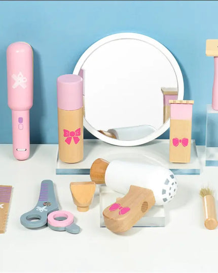 Wooden Children's Simulation Dressing And Makeup Toys Bells toys