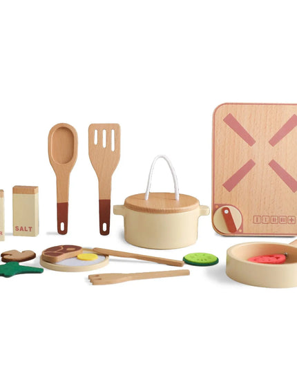 Children's Wooden Play House Kitchen Educational Toys Bells toys