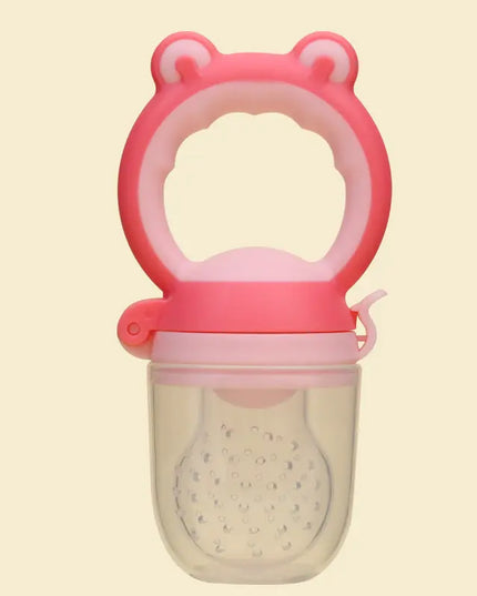 Baby Fruit Bite Bag Food Supplement Baby Molar Stick Bells toys