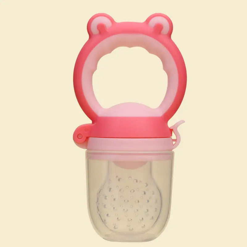 Baby Fruit Bite Bag Food Supplement Baby Molar Stick Bells toys