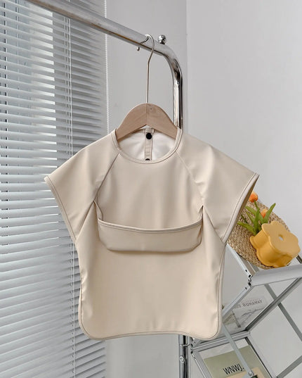 Children's Gown Baby Sleeveless Waterproof Meal Anti-dirty Food Supplement Bib Bells toys