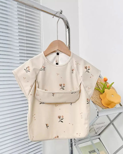 Children's Gown Baby Sleeveless Waterproof Meal Anti-dirty Food Supplement Bib Bells toys