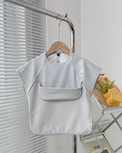 Children's Gown Baby Sleeveless Waterproof Meal Anti-dirty Food Supplement Bib Bells toys