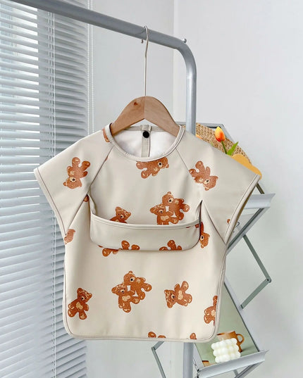 Children's Gown Baby Sleeveless Waterproof Meal Anti-dirty Food Supplement Bib Bells toys